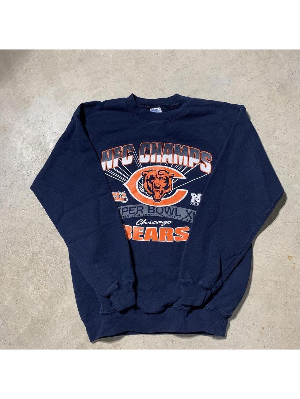 Vintage Y2K Chicago Bears NFC Champs Super Bowl XLI Sweatshirt Mens M NFL